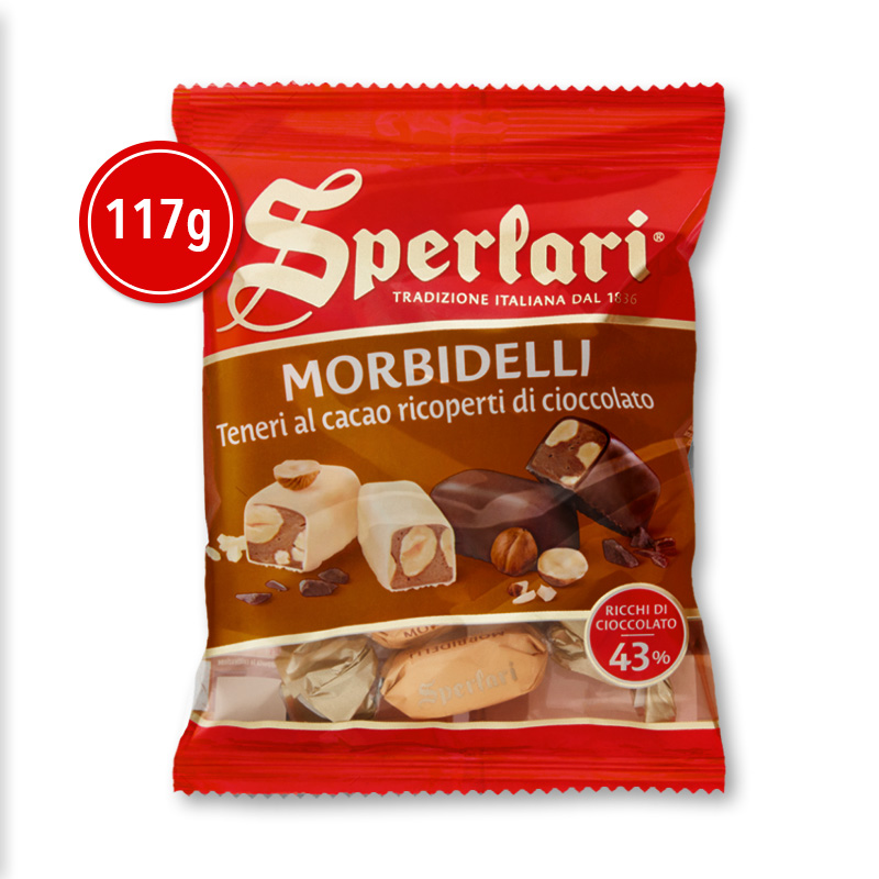 Sperlari Morbidelli Asstd Choc Coffee Hazelnut Nougat 117gm