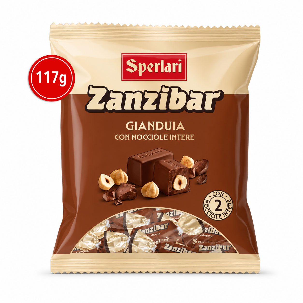 Sperlari Milk Chocolate Hazelnut 117g