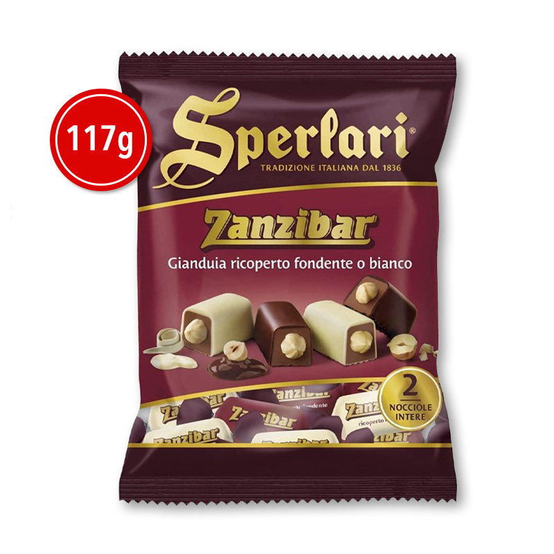 Sperlari Zanzibar Dark & White Choc Hazelnut 117gm