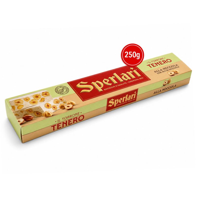 Sperlari Torrone Tenero Hazelnut Soft Nougat Slab 250g