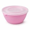 Small Pink Round Container and Lid