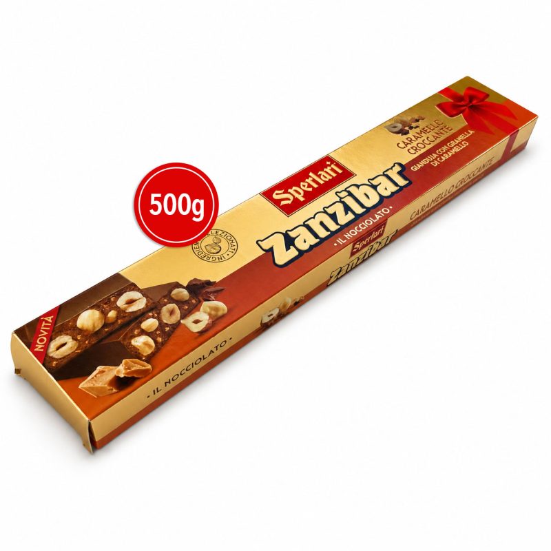 Sperlari Slab Milk Chocolate with Caramel 500g