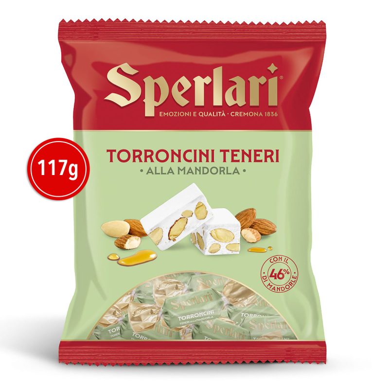 Sperlari Torroncini Sof Nougat with Almonds 117g
