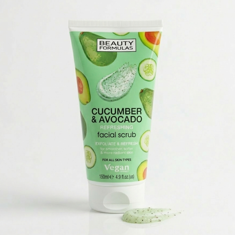 Cucumber & Avocado Facial Scrub